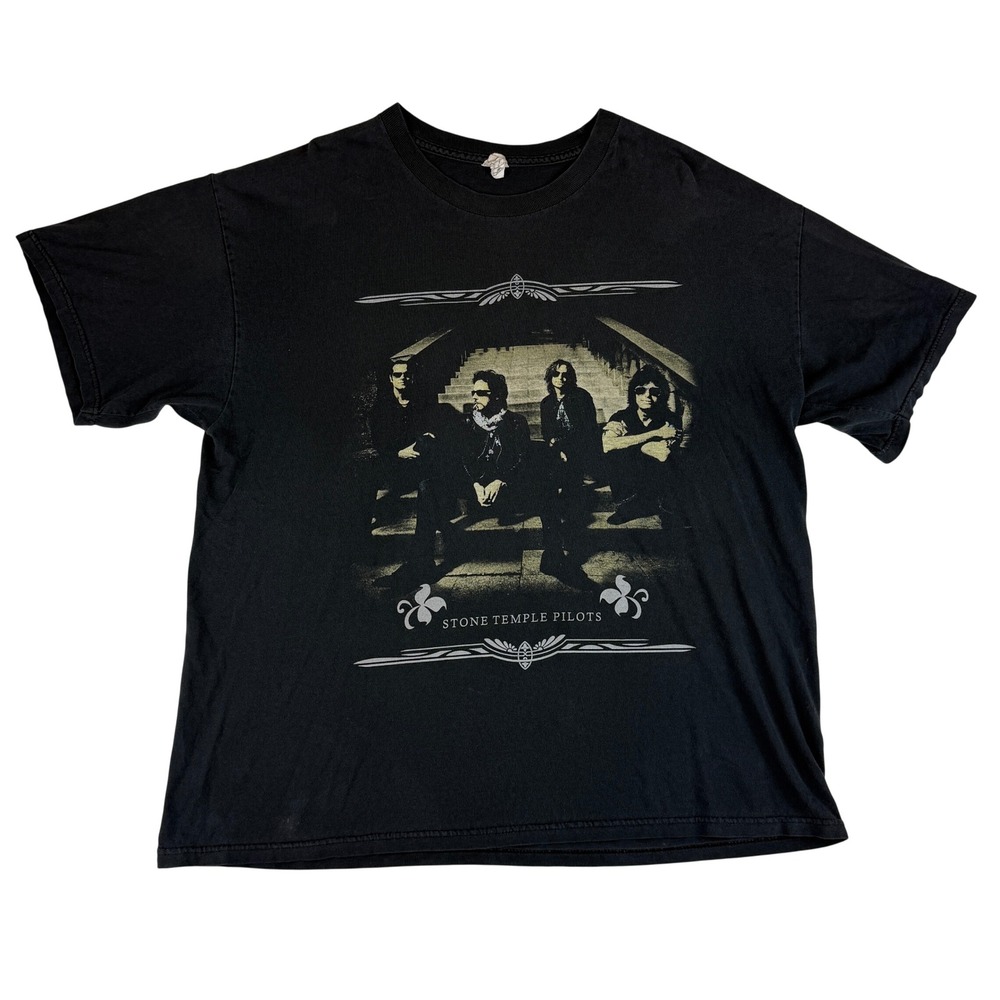 Alstyle Stone Temple Pilots T-Shirt Mens XL Black 2009 Tour Band Graphic Tee